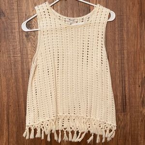 Madewell crochet top